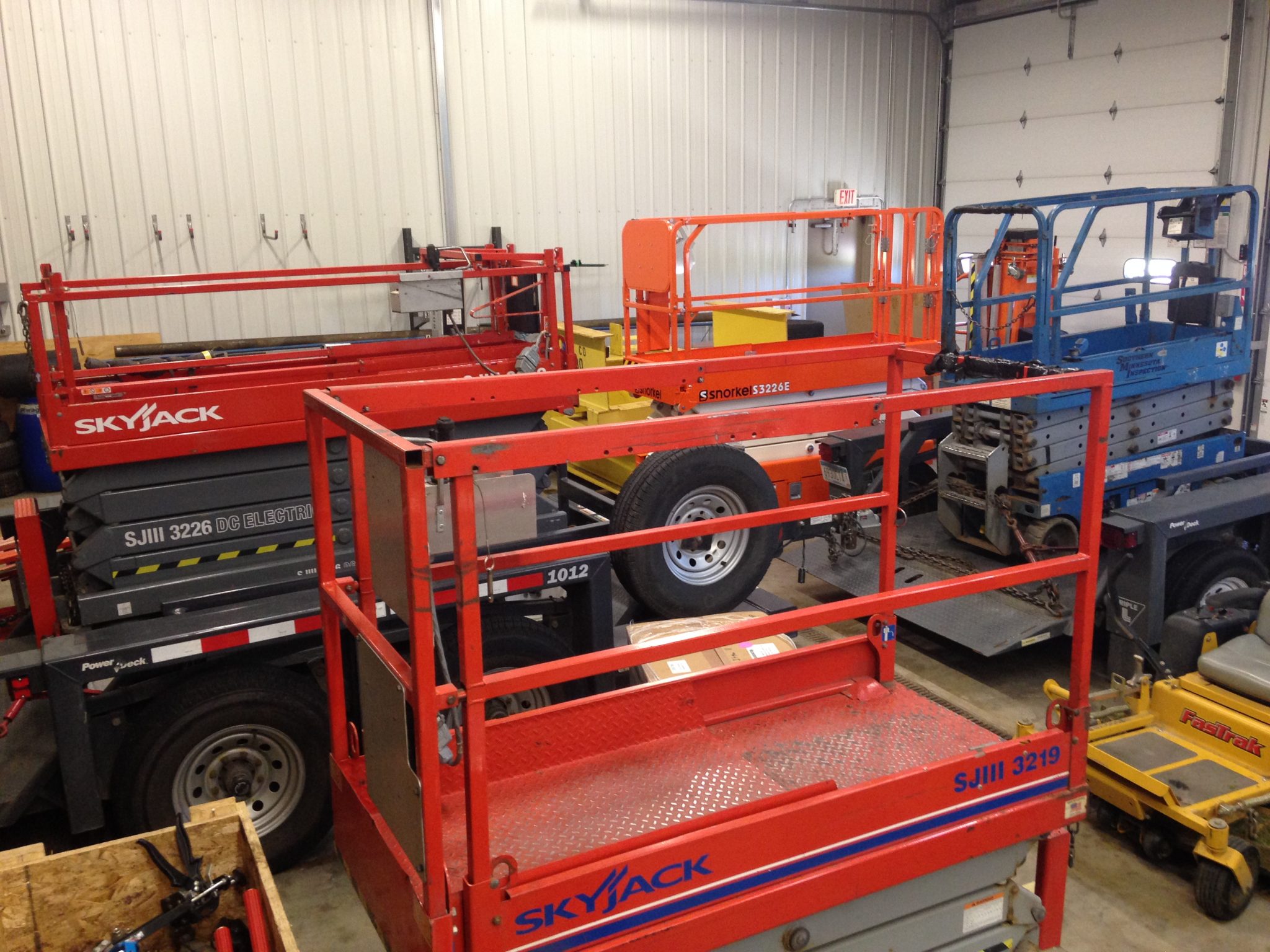 Aerial lift inspections smi hoists cranes fall protection aerial