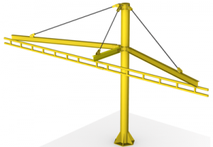 single pole fall protection systems