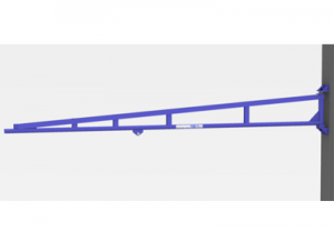 Gorbel Wall mounted tool solution enclosed track jibs