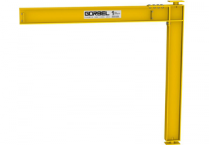 Gorbel I-beam mast type jib cranes
