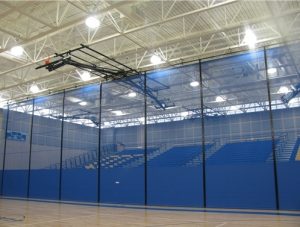 roll-up gym curtain