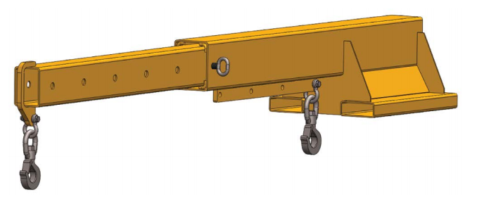 Telescoping Fork Truck Boom